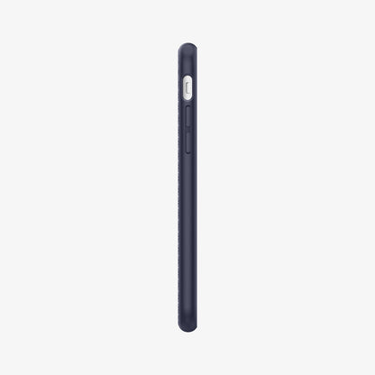 042CS21189 - iPhone SE Liquid Air case in midnight blue showing showing the side