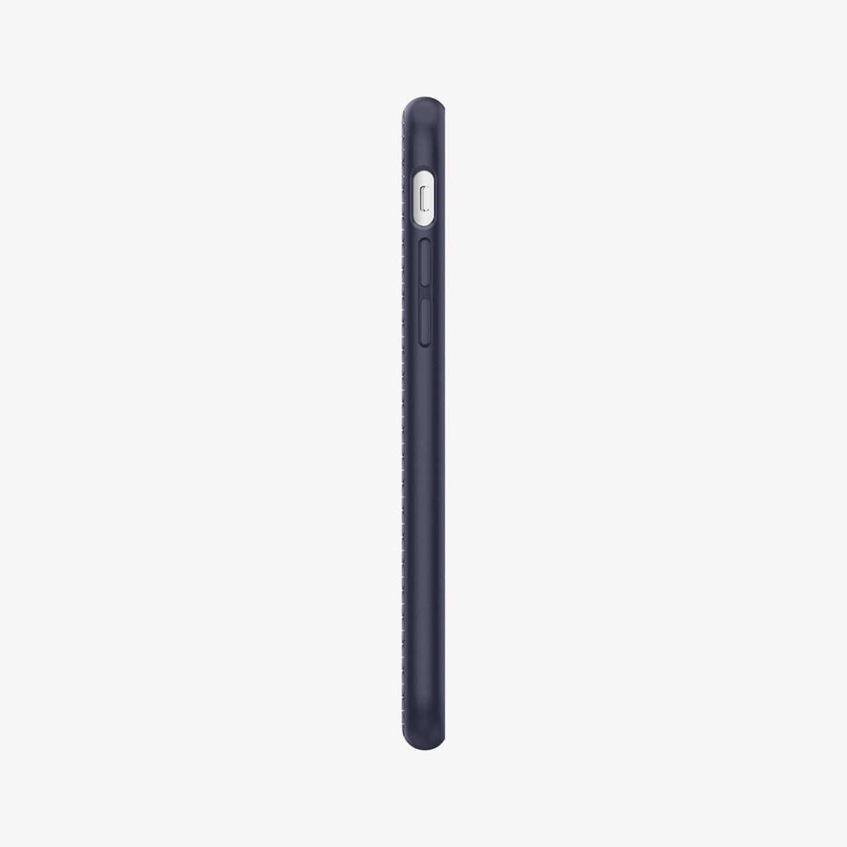 042CS21189 - iPhone 7 Case Liquid Air in midnight blue showing the side