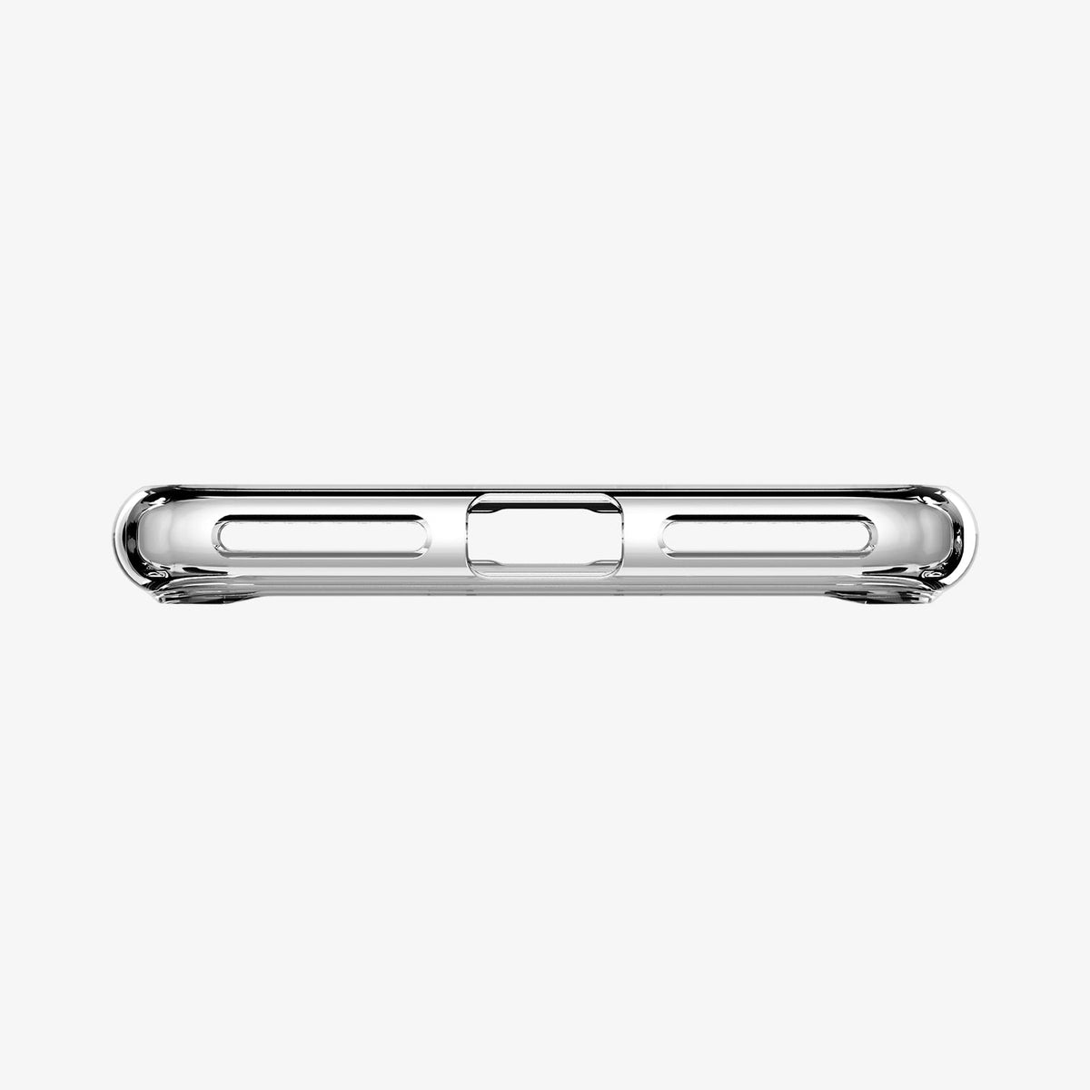 043CS21052 - iPhone 8 Plus Ultra Hybrid in Crystal Clear showing the bottom