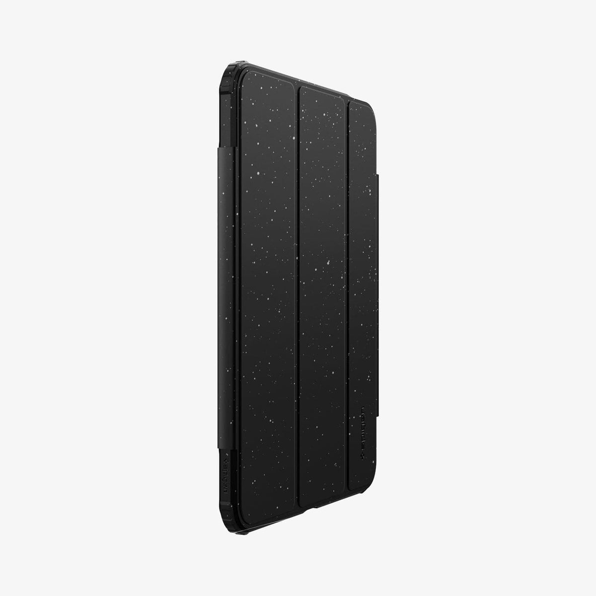 ACS05941 - iPad 10.9" Case Ultra Hybrid Pro in speckled black showing the front and side