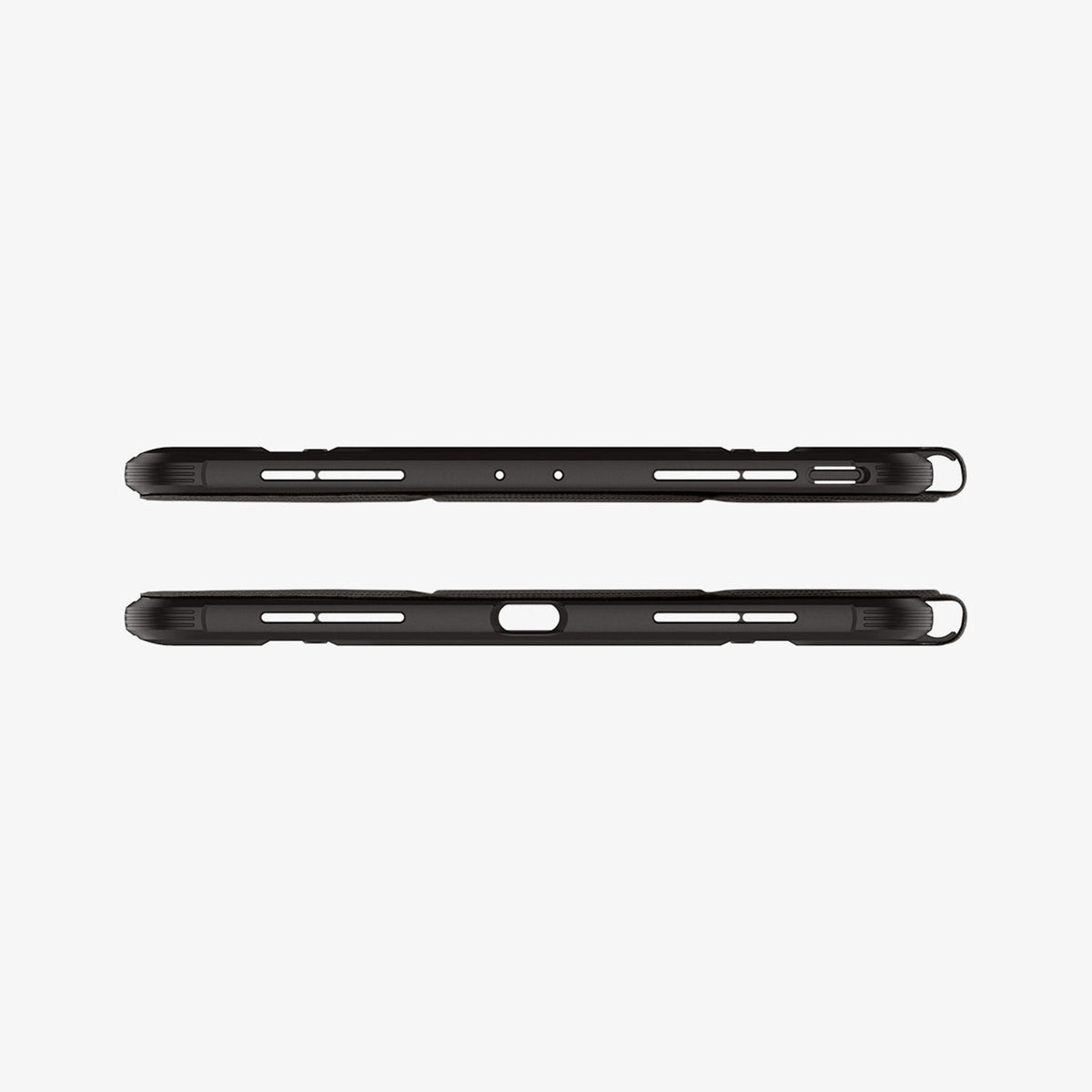 ACS01025 - iPad Pro 11-inch (2022) Rugged Armor Pro in Gunmetal showing the top and bottom