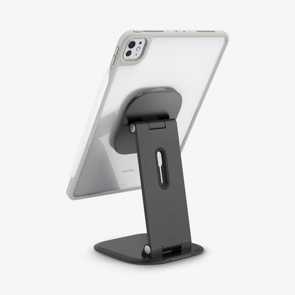 ACS06512 - iPad Pro 11-inch (2022) - Air Skin Pro OneTap showing the back, partial side, attached to a stand