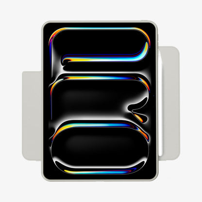 ACS06512 - iPad Pro 11-inch (2022) - Air Skin Pro OneTap showing the front, open with stylus pen on the side