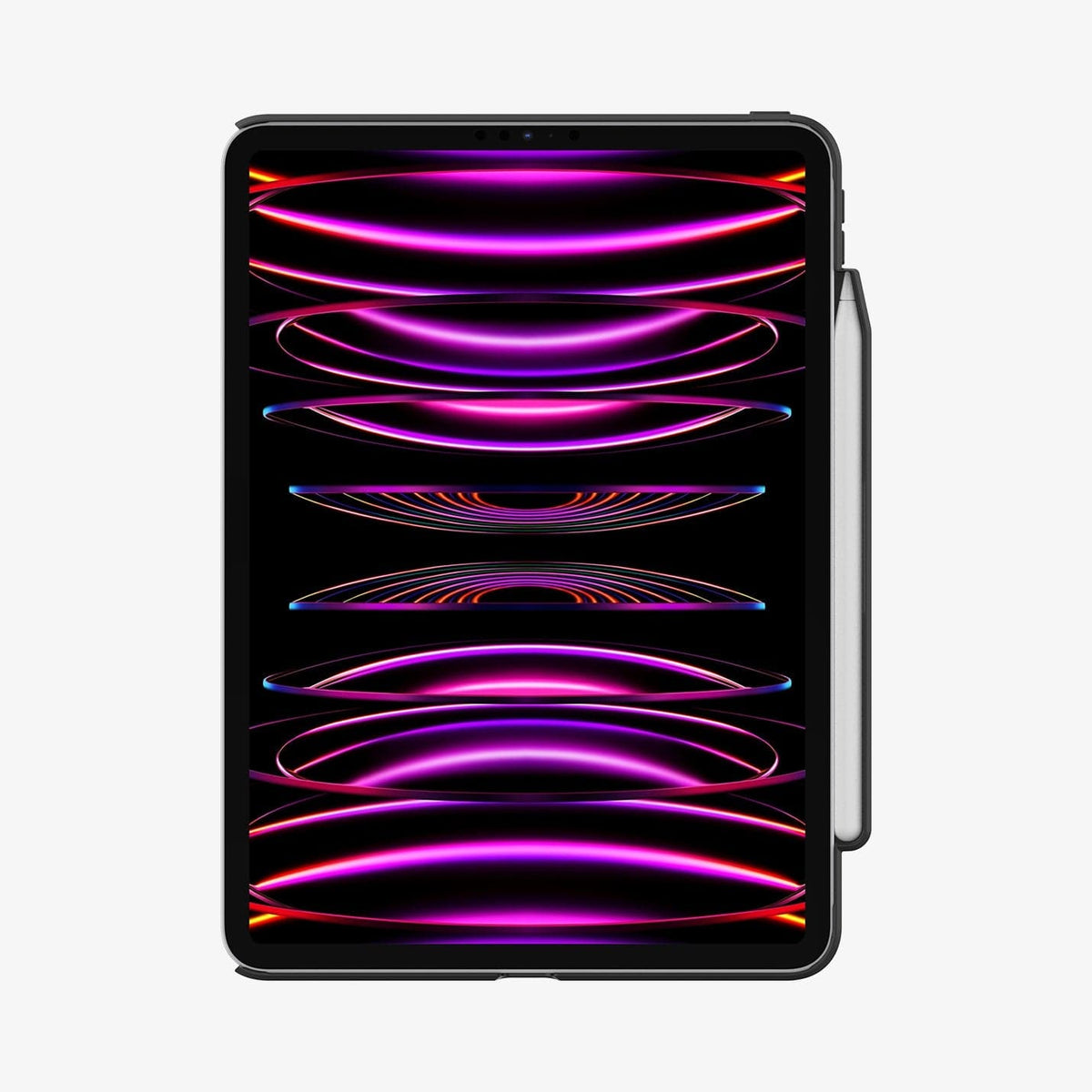 ACS05467 - iPad Pro 11" Case Thin Fit Pro in black showing the front