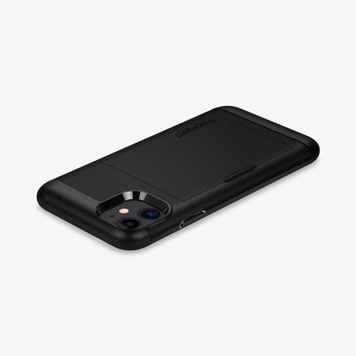 076CS27435 - iPhone 11 Case Slim Armor CS in black showing the back, side and top