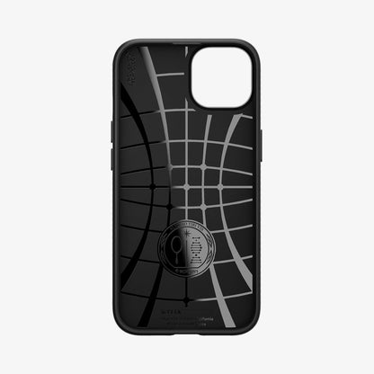 ACS03519 - iPhone 13 Case Liquid Air in black showing the inside of case