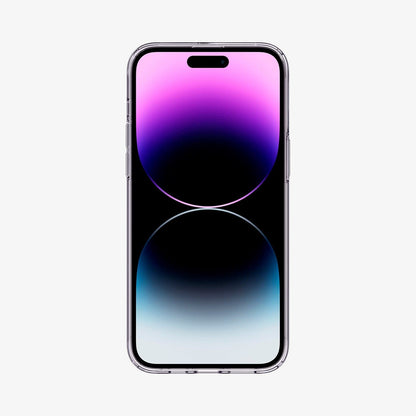 ACS04952 - iPhone 14 Pro Case Air Skin Hybrid in crystal clear showing the front