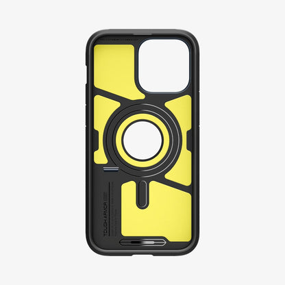 ACS04987 - iPhone 14 Pro Case Tough Armor (MagFit) in metal slate showing the inside of case