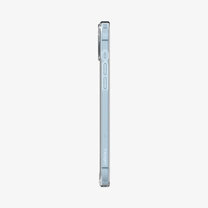 ACS04894 - iPhone 14 Plus Case Ultra Hybrid in crystal clear showing the side with volume controls