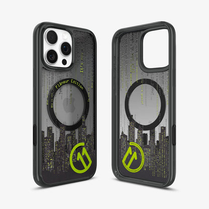 ACS09378 - iPhone 16 Pro Case c11 Series Flâneur Edition (MagFit) showing the back, inner and sides