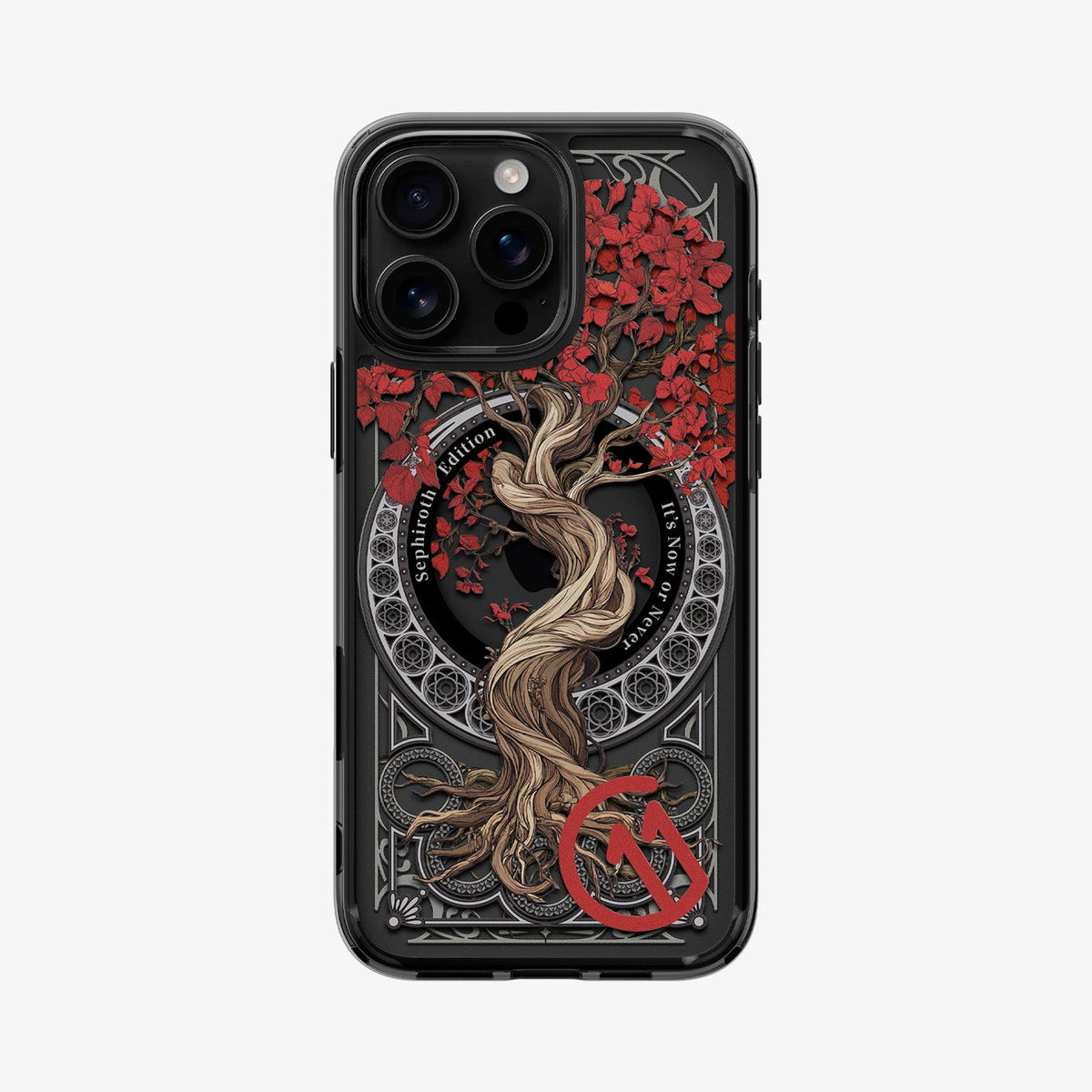 ACS09757 - iPhone 16 Pro Max Case c11 Series Sephiroth Edition (MagFit) showing the back
