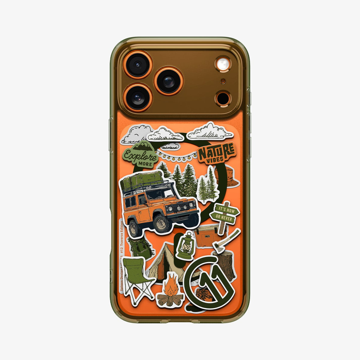ACS10817 - iPhone 17 Pro Max c11 Series Traverse Edition (MagFit) showing the back and nature design