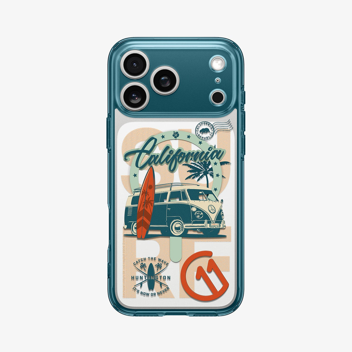 ACS10169 - iPhone 17 Pro Max Series Case c11 Series Huntington Edition (MagFit) showing the back