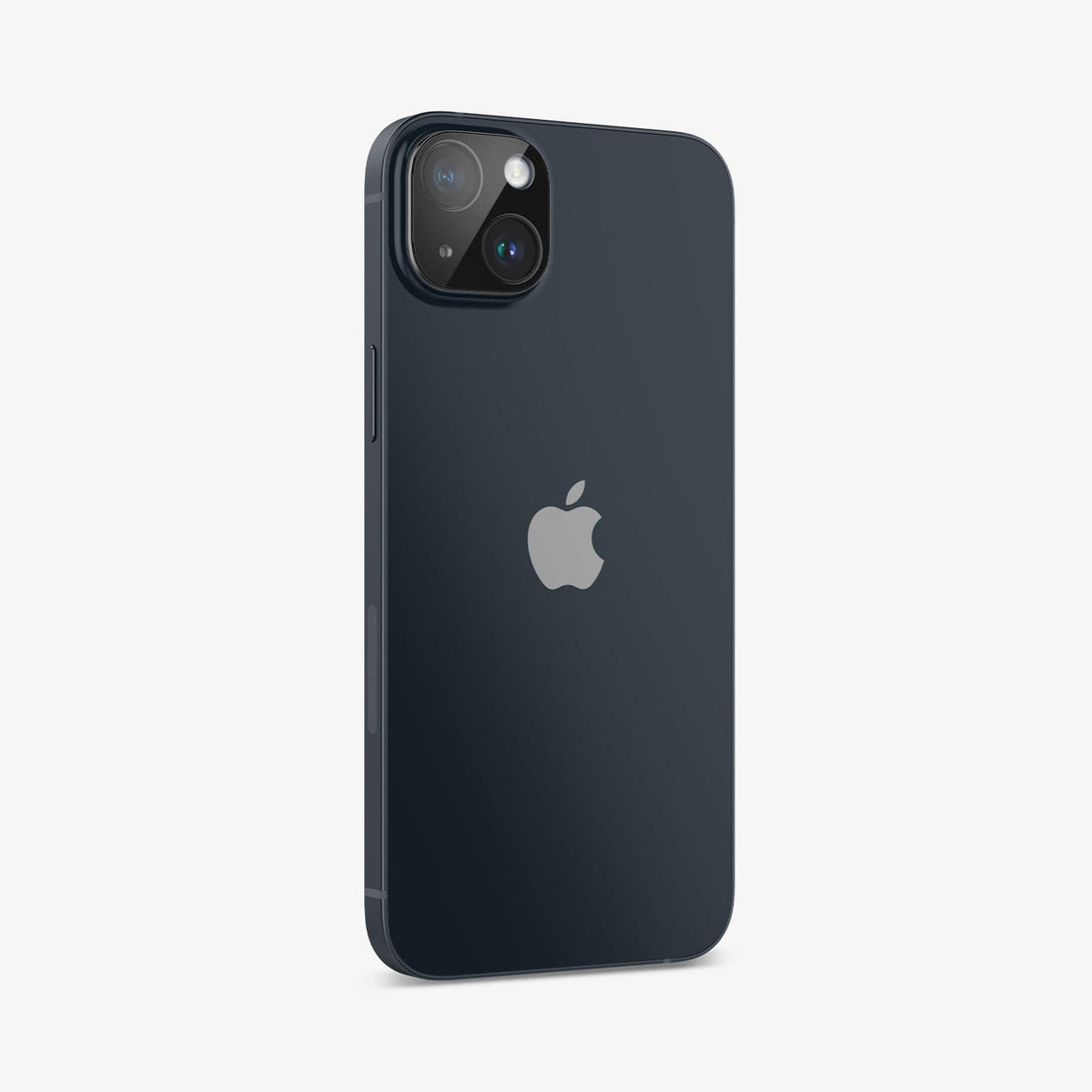 AGL05274 - iPhone 14 / 14 Plus Optik Lens Protector in black showing the back and partial side