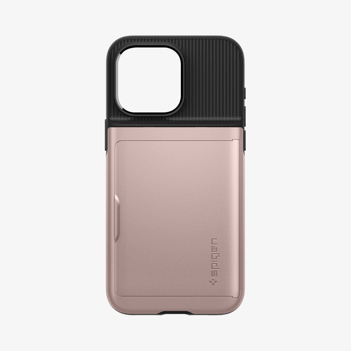ACS06590 - iPhone 15 Pro Max Case Slim Armor CS in rose gold showing the back