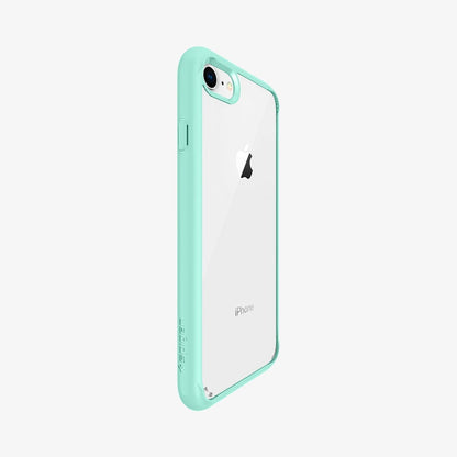 042CS20925 - iPhone 8 Series Ultra Hybrid Case in Mint showing the back and side