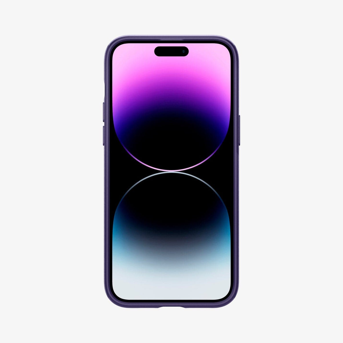 ACS05584 - iPhone 14 Pro Max Case Mag Armor (MagFit) in deep purple showing the front