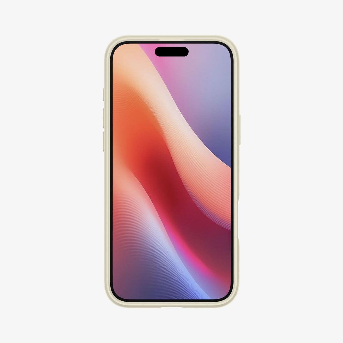 ACS08073 - iPhone 16 Plus Case Ultra Hybrid in Mute Beige showing the front