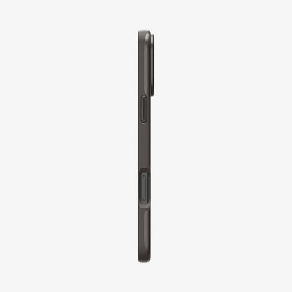 ACS07979 - iPhone 16 Pro Max Case Thin Fit (MagFit) in Gunmetal showing the side