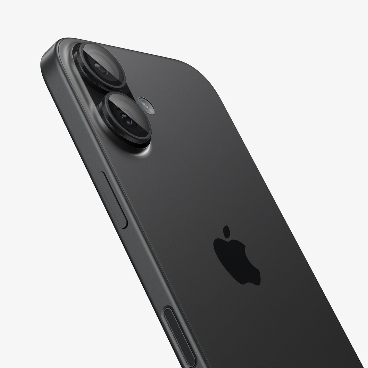 AGL07921 - iPhone 17 Optik Pro EZ Fit Lens Protector in black showing the back and side