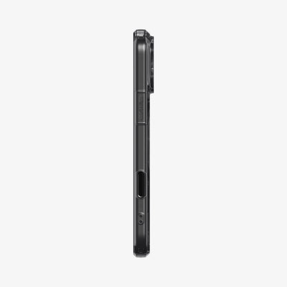 ACS10078 - iPhone 18 Pro / iPhone 17 Pro Ultra Hybrid T (Mag Fit) in Matte Black showing the side