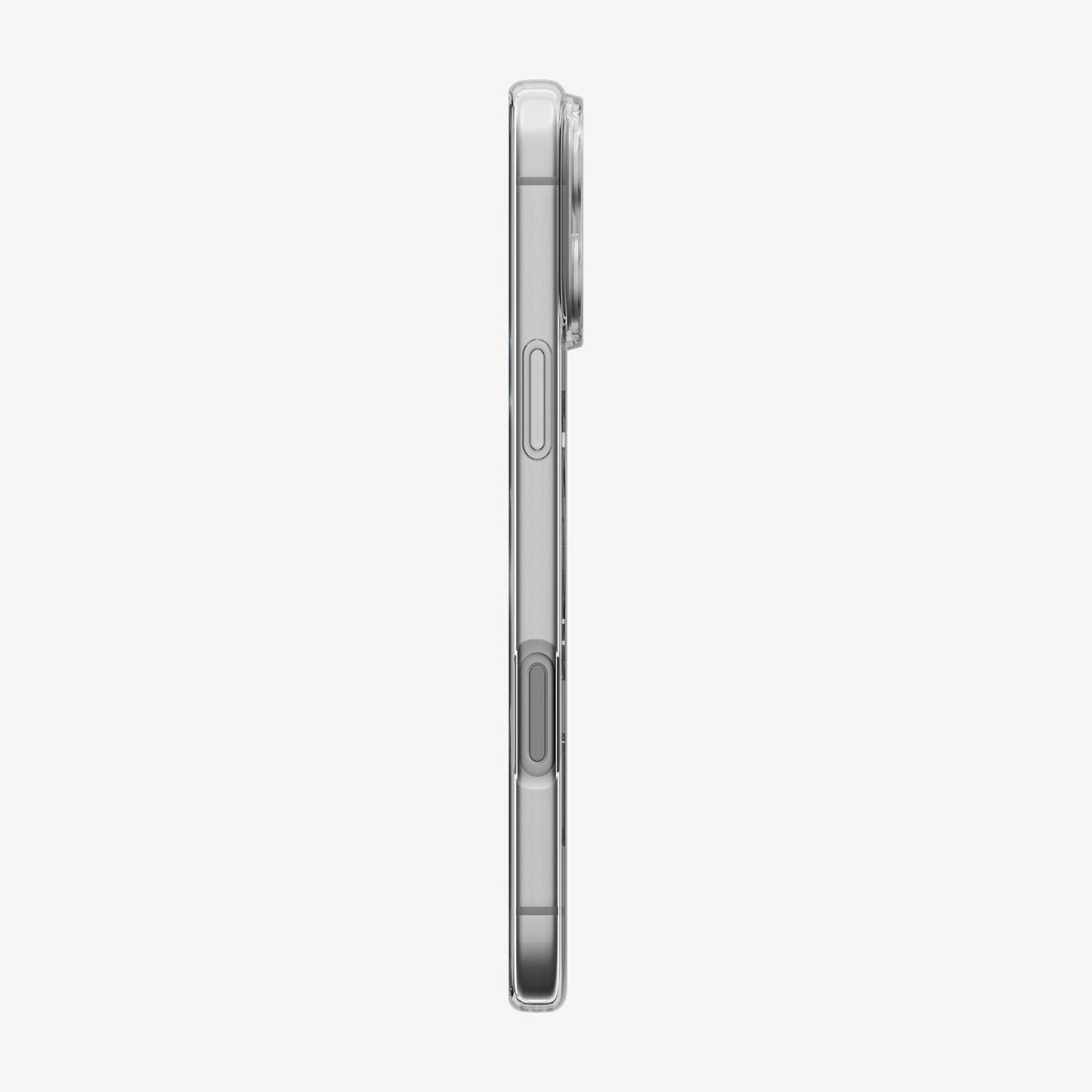 ACS11912 - iPhone 18 Pro Max / iPhone 17 Pro Max Crystal Flex (Mag Fit) showing the slim side profile with covered buttons and precise cutouts.