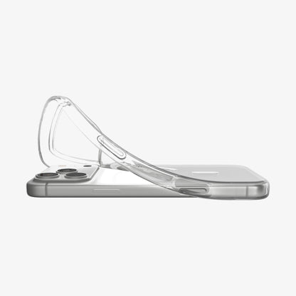 ACS11912 - iPhone 18 Pro Max / iPhone 17 Pro Max Crystal Flex (Mag Fit) showing the flexible TPU case bending for easy installation and removal.