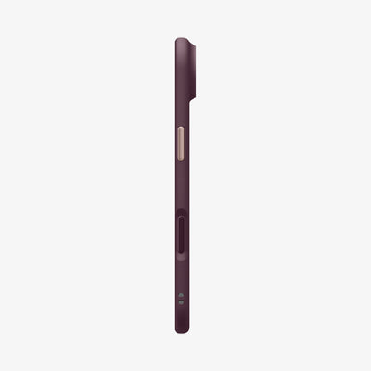 ACS09991 - iPhone 17 Nano Pop (MagFit) in Burgundy Bean showing the side