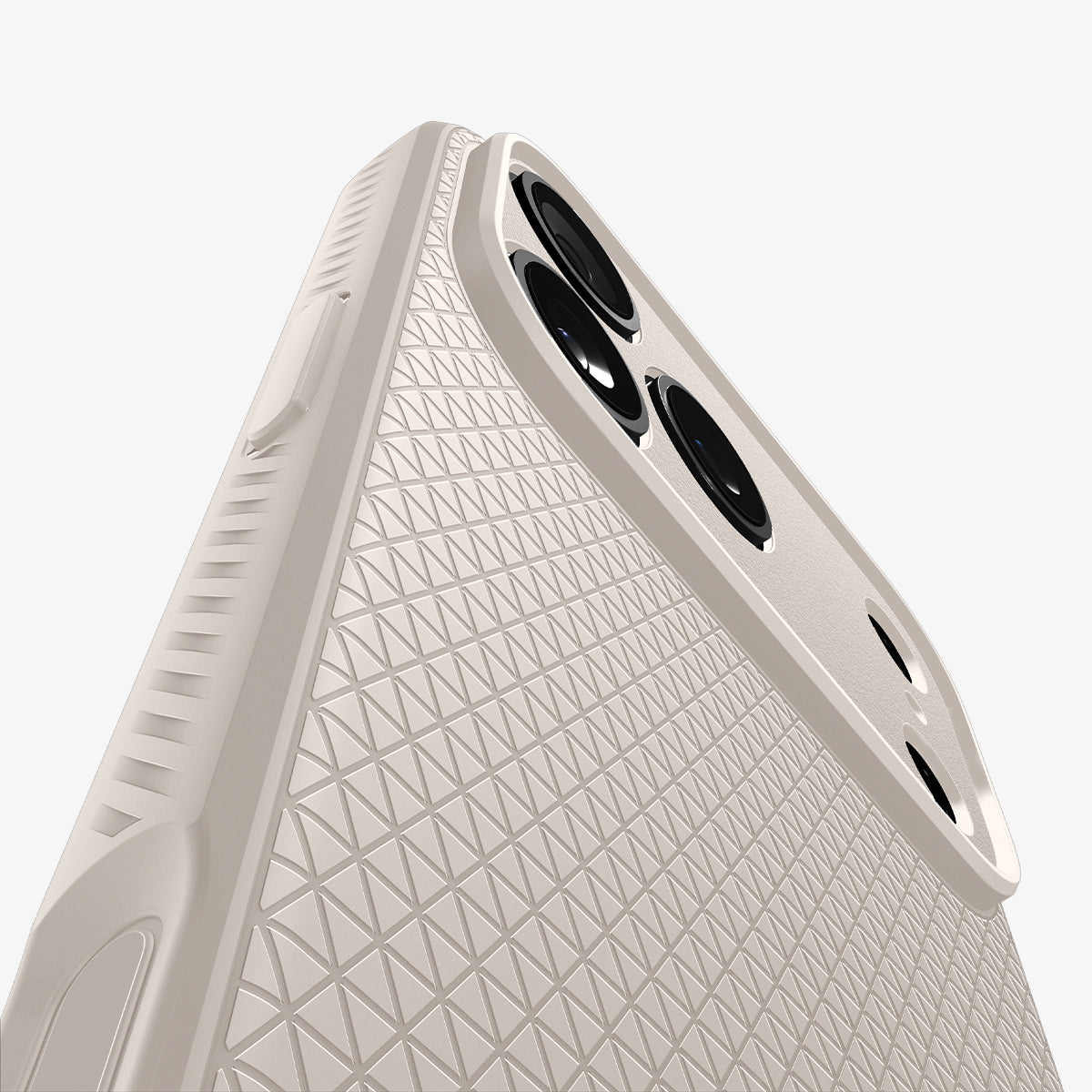 ACS09891 - iPhone 17 Pro Max Liquid Air in Natural Titanium showing detail of back and camera