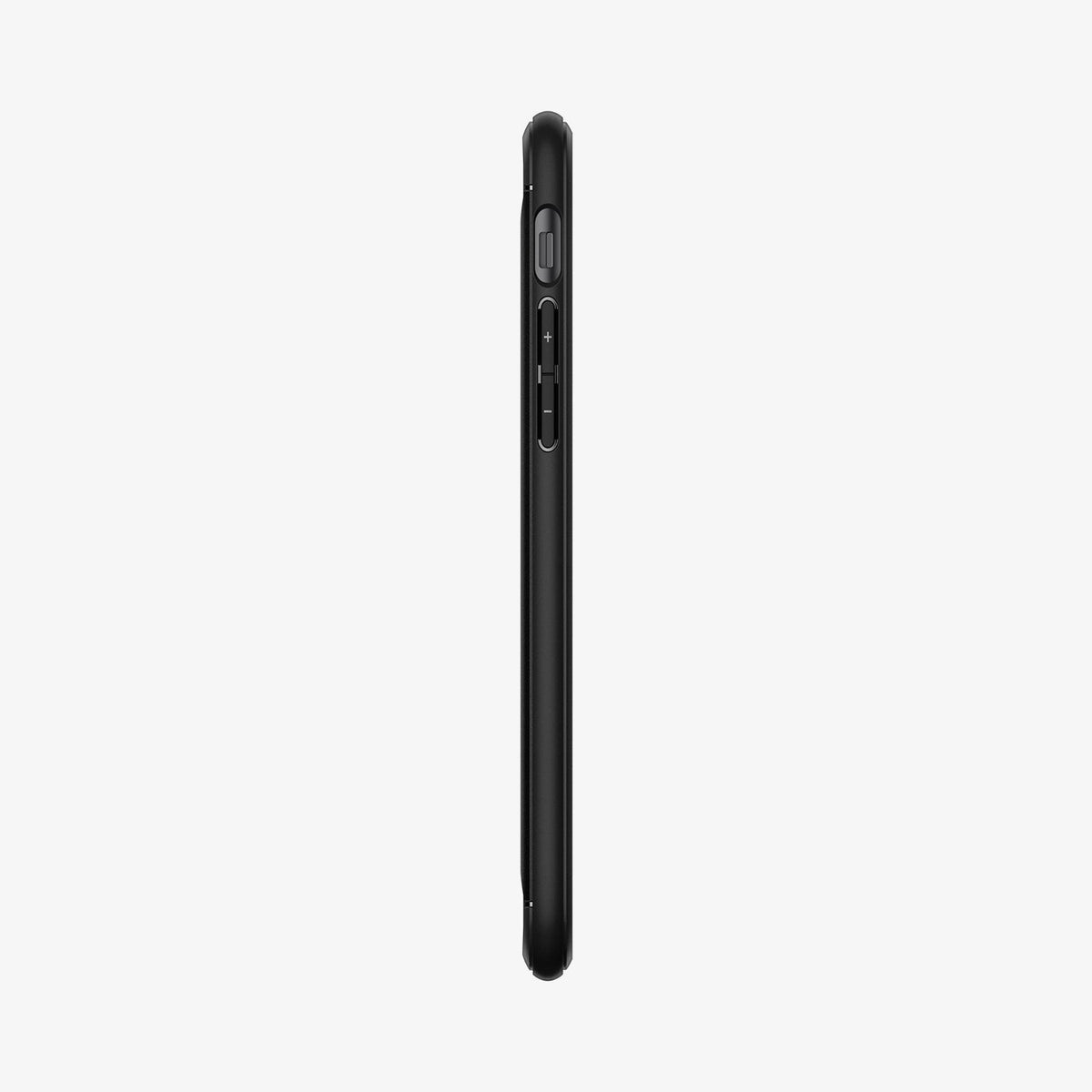 ACS00944 - iPhone SE Rugged Armor case in black showing the side
