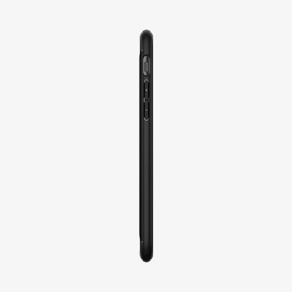 ACS00944 - iPhone SE Rugged Armor case in black showing the side