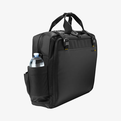 AFA09540 - Klasden Laptop Business Shoulder Bag KD300 showing side pocket with bottle.