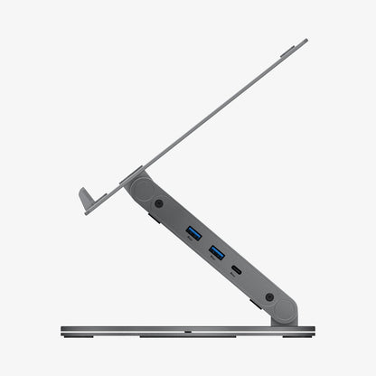 AMP08885 - Laptop Stand Hub LD204H showing side part.