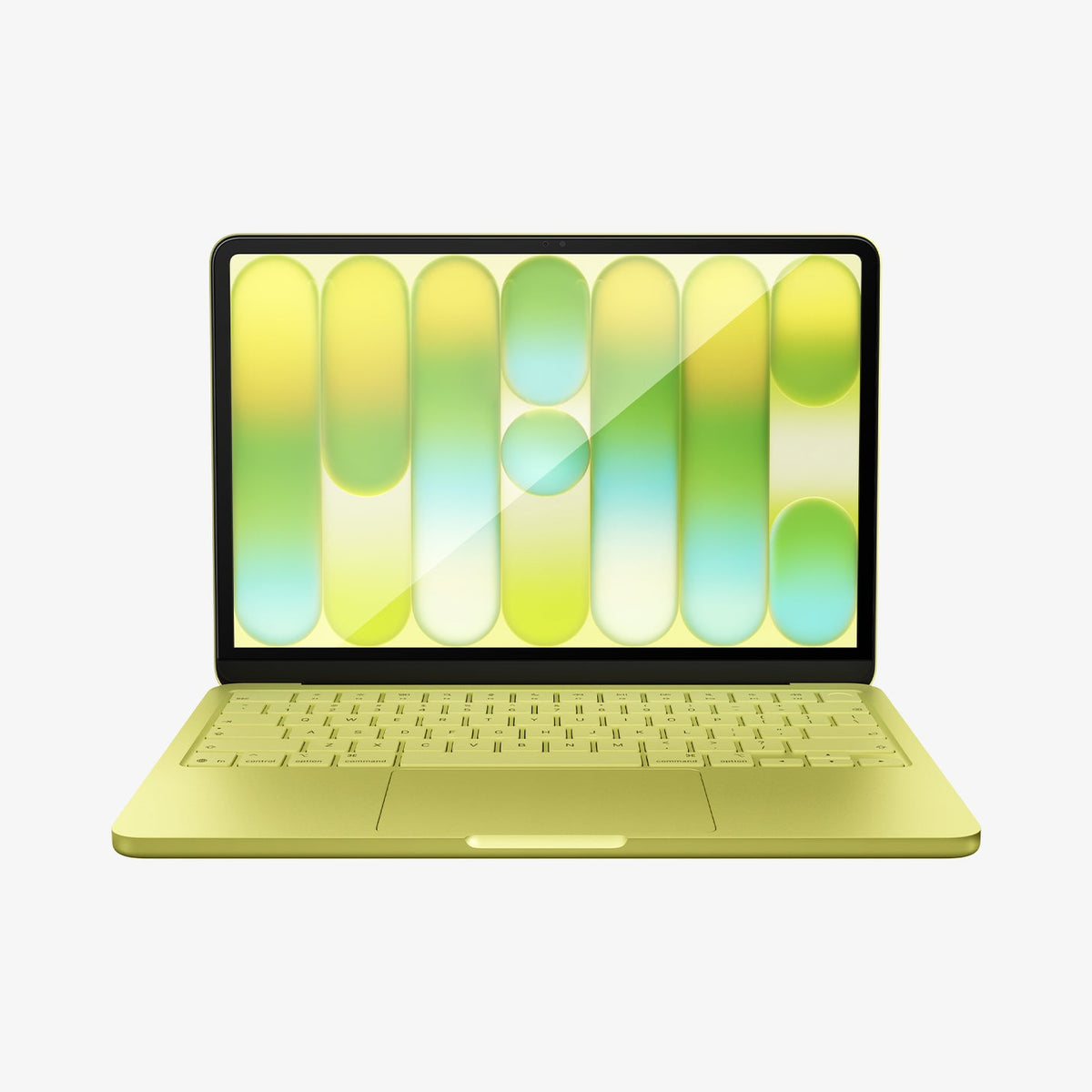 AGL11669 - MacBook Neo 13-inch Glas.tR Slim in Clear showing front