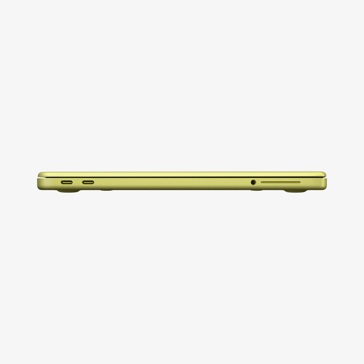 AGL11669 - MacBook Neo 13-inch Glas.tR Slim in Clear showing side