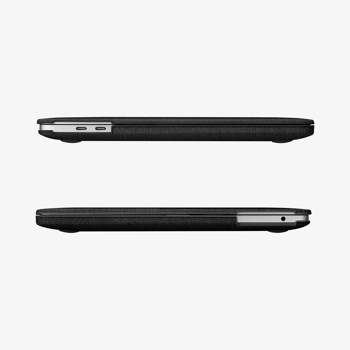 070CS25965 - MacBook Pro 13-inch Case Thin Fit in Black showing the sides
