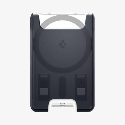 AFA07398 - MagSafe Card Holder Classic C1 (MagFit) in Graphite showing the front