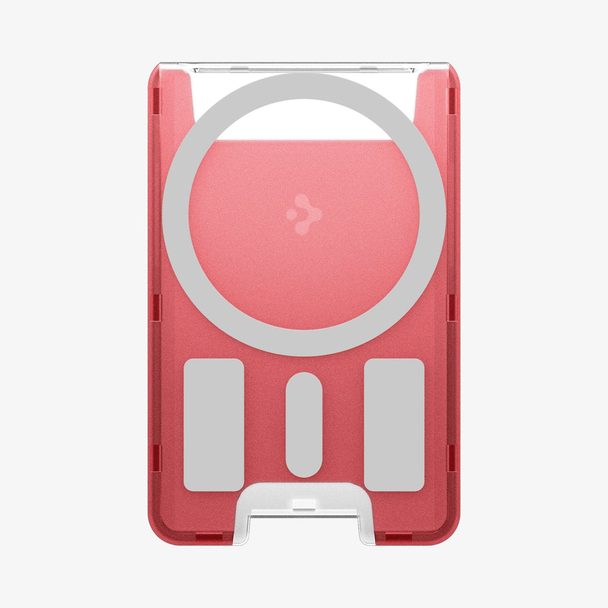 AFA07399 - MagSafe Card Holder Classic C1 (MagFit) in Ruby showing the back