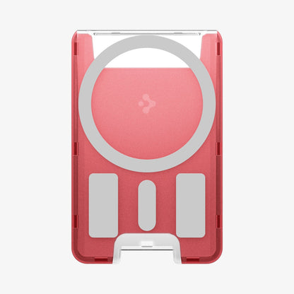 AFA07399 - MagSafe Card Holder Classic C1 (MagFit) in Ruby showing the back