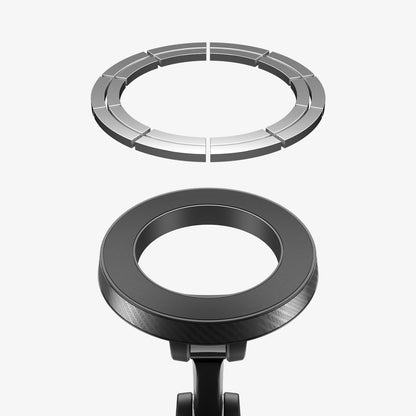 ACP11172 - Spigen Mag Fit Suction Cup Mount showing magnetic ring and internal magnet layout