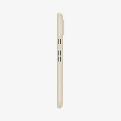 ACS06291 - Pixel 8 Case Thin Fit in mute beige showing the side with volume controls