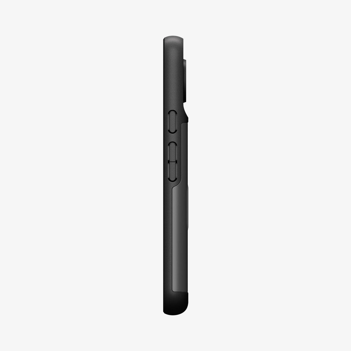ACS07695 - Pixel 9 Pro Case Slim Armor CS in Black showing the side with volume buttons