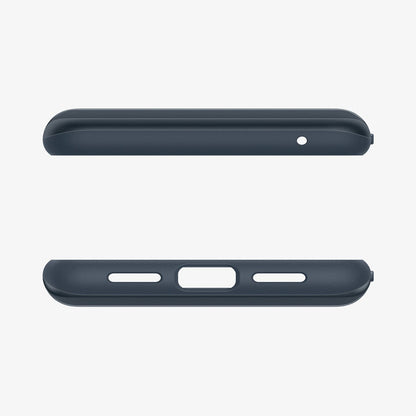 ACS06326 - Pixel 8 Pro Case Thin Fit in metal slate showing the top and bottom with precise cutouts