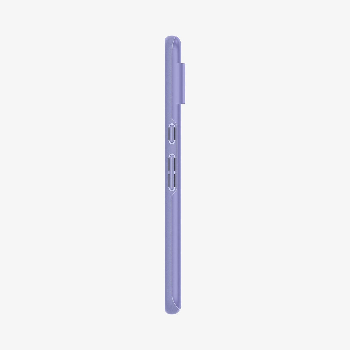 ACS06329 - Pixel 8 Pro Case Thin Fit in awesome violet showing the side with volume controls