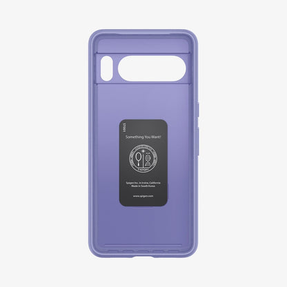ACS06329 - Pixel 8 Pro Case Thin Fit in awesome violet showing the inside of case