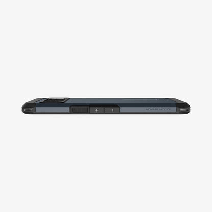 ACS06320 - Pixel 8 Pro Case Tough Armor in metal slate showing the side and partial back