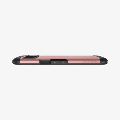 ACS06321 - Pixel 8 Pro Case Tough Armor in rose gold showing the side and partial back