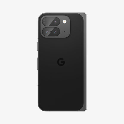 AGL09107 - Pixel 9 Pro Fold Optik EZ Fit Lens Protector in Crystal Clear showing the back
