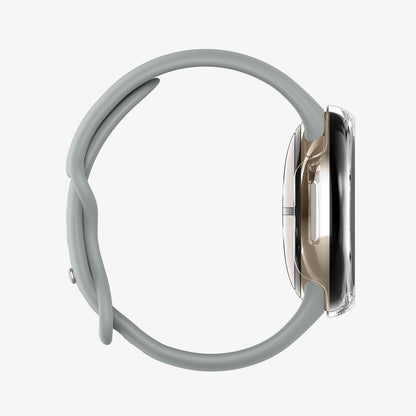 ACS07391 - Pixel Watch 2 Case Thin Fit in Crystal Clear showing the side facing right