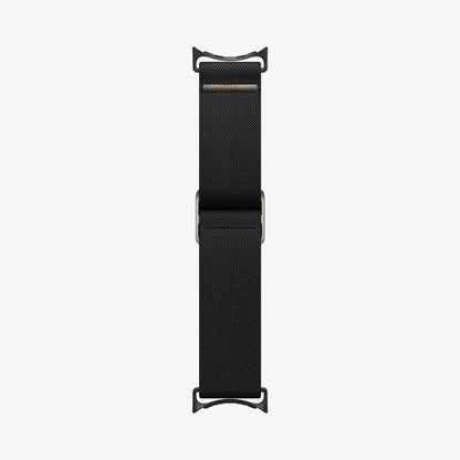 AMP07601 - Pixel Watch 3 (45mm) Case Lite Fit in Black showing the full body of the inner of the band